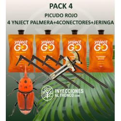 Pack 4 Picudo Rojo